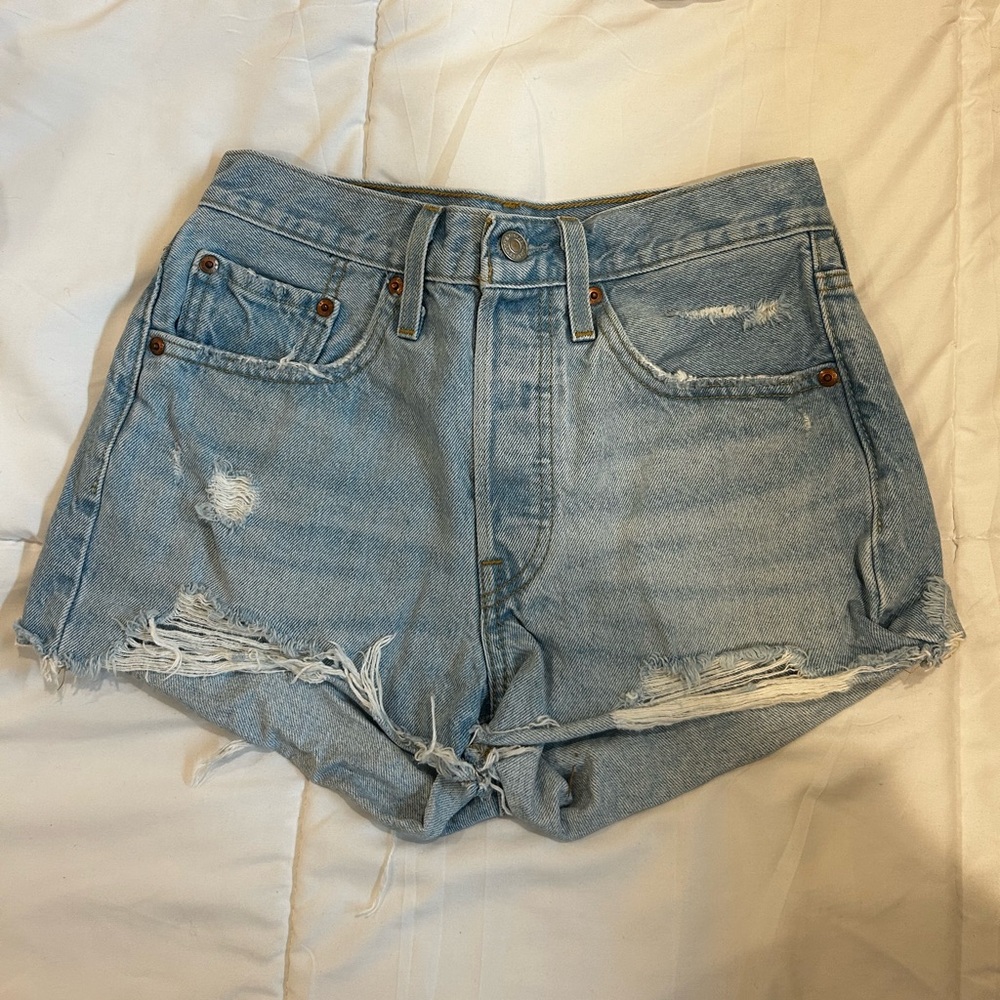 Levi’s 501 Light Wash Shorts